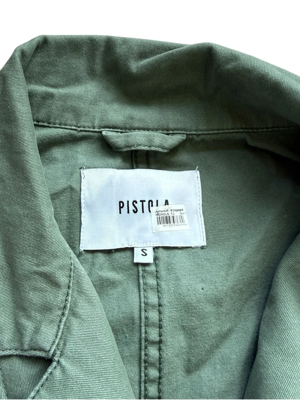 Pistola Utility Jumpsuit Green Short Sleeve Workwear Boiler Suit Cargo Style S - Picture 6 of 16